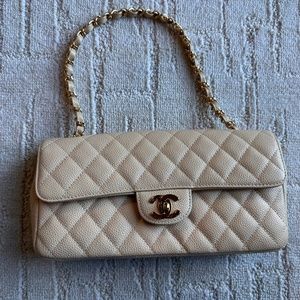 Chanel classic bag with flap and tags